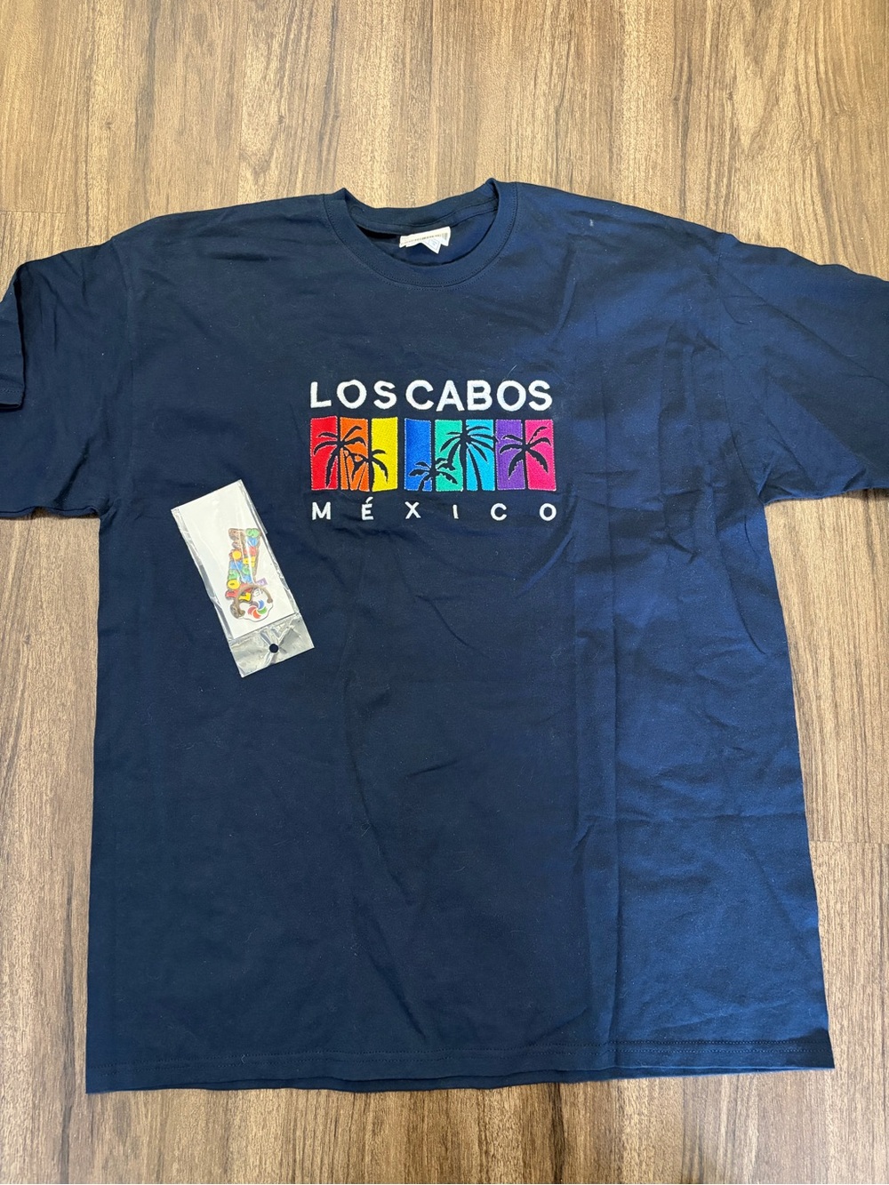 Los Cabos Mexico Men's Navy Graphic T-Shirt